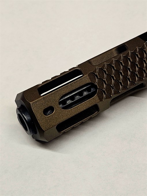 Ported barrel and windowed slide